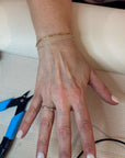 Connection: “Mel” Sterling Silver Diamond-Cut Cable Chain
