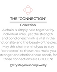 Connection: "Karen" 14K Yellow Gold Diamond-Cut Cable Chain