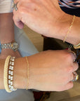 Connection: “Harlow” 14K Yellow Gold Heart Chain