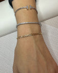 Connection: "Jamie" 14K Yellow Gold Curb Chain
