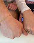 Connection: "Jamie" 14K Yellow Gold Curb Chain
