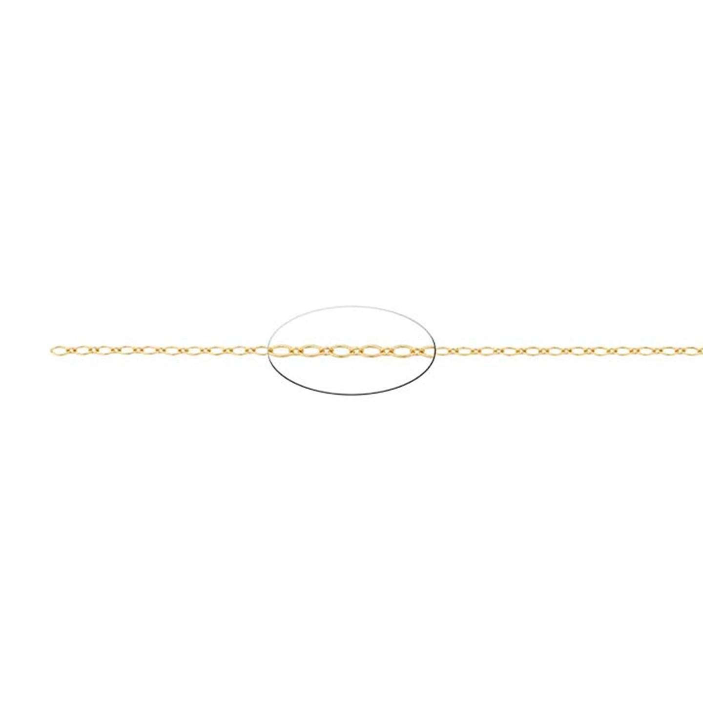 Connection: &quot;Ella&quot; 14K Yellow Gold Oval Link Chain