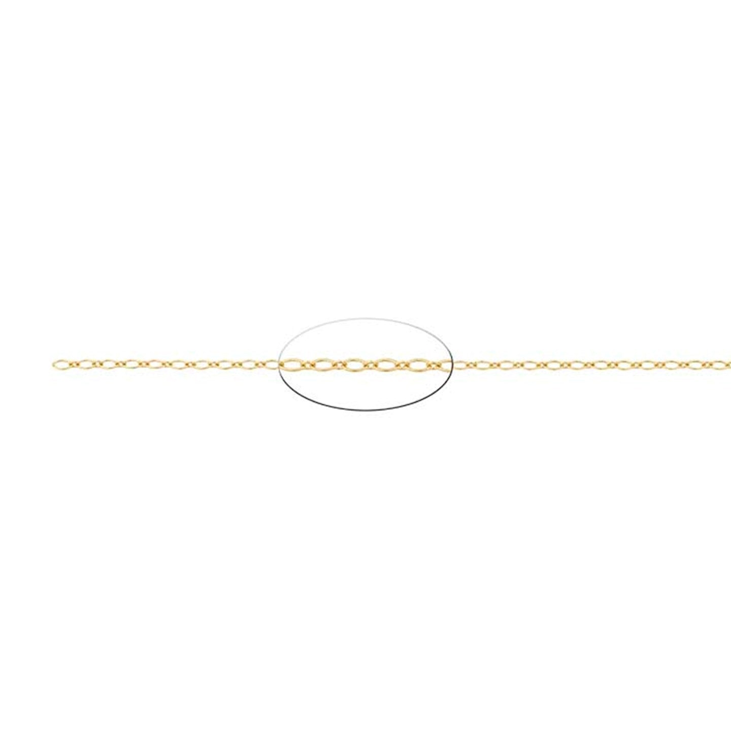 Connection: &quot;Ella&quot; 14K Yellow Gold Oval Link Chain