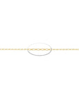 Connection: "Ella" 14K Yellow Gold Oval Link Chain