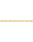 Connection: "Ella" 14K Yellow Gold Oval Link Chain