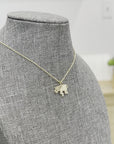 "Sisterhood" Elephant Necklace