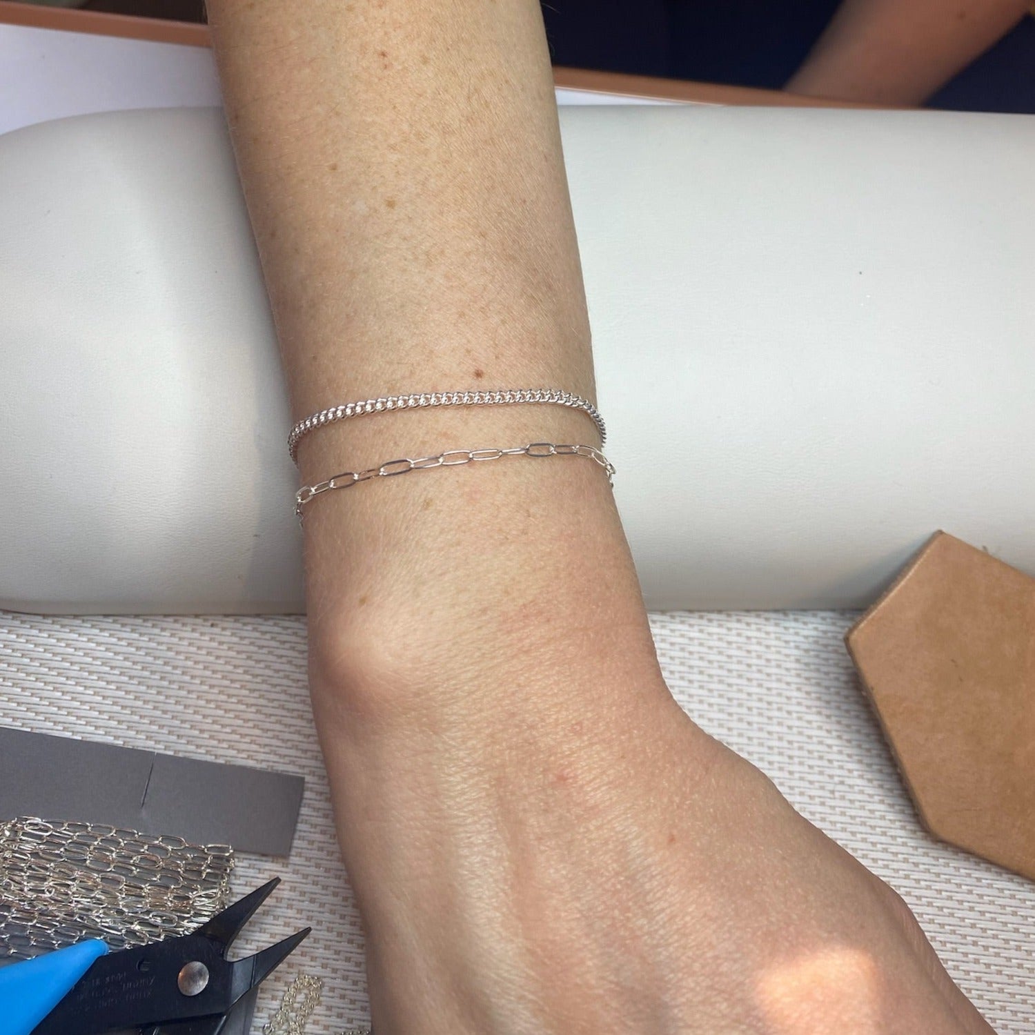 Connection: &quot;Lauren&quot;  Sterling Silver Curb Chain