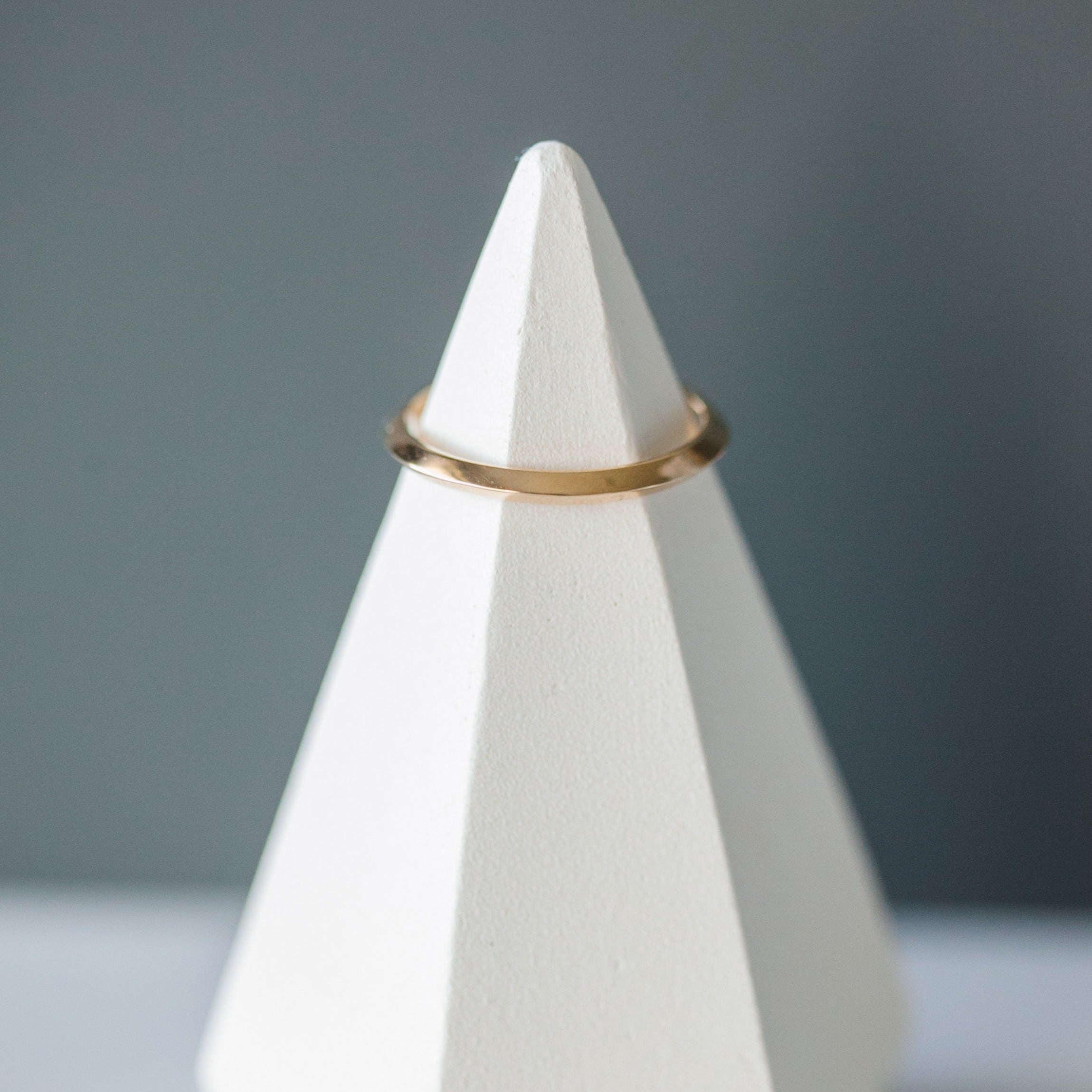 Stackable &quot;Edge&quot; Ring