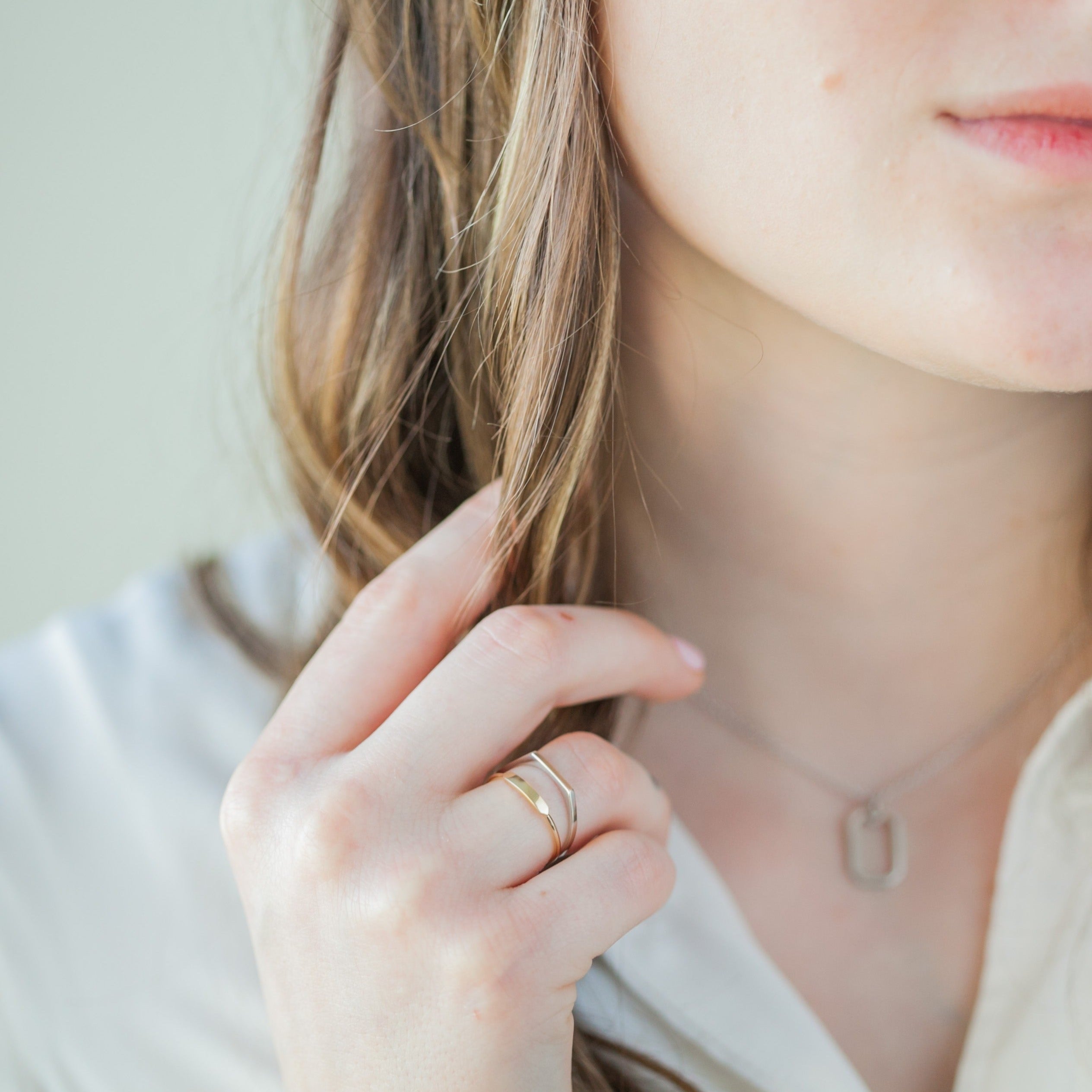 Stackable &quot;ID&quot; Ring