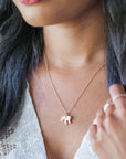 "Sisterhood" Elephant Necklace