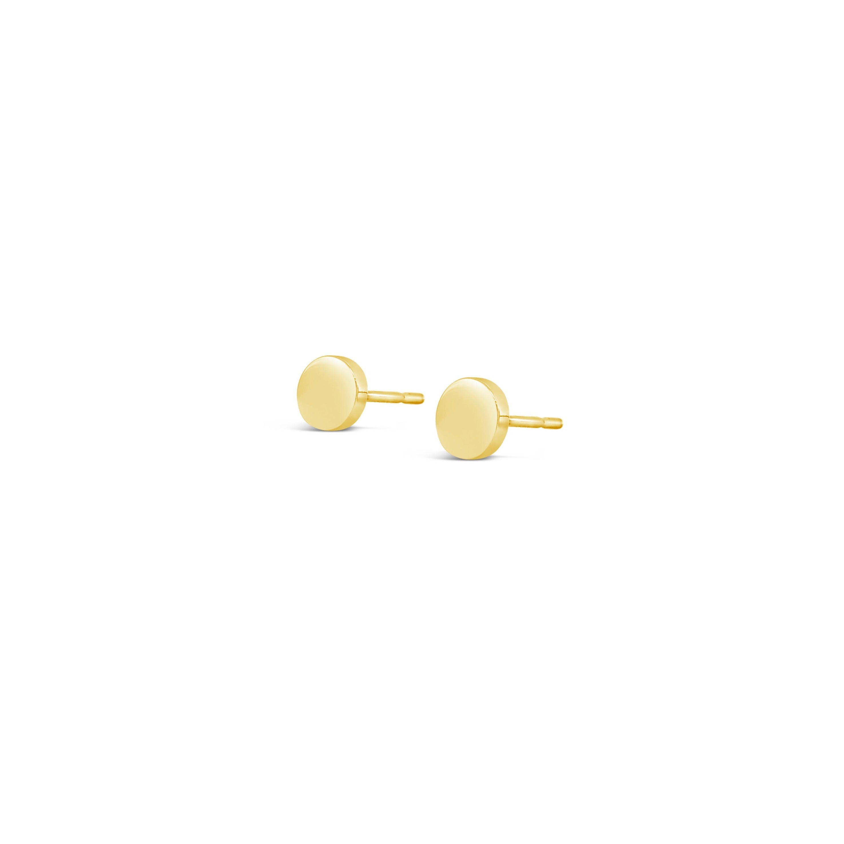Round &quot;Mini&quot; Stud Earrings