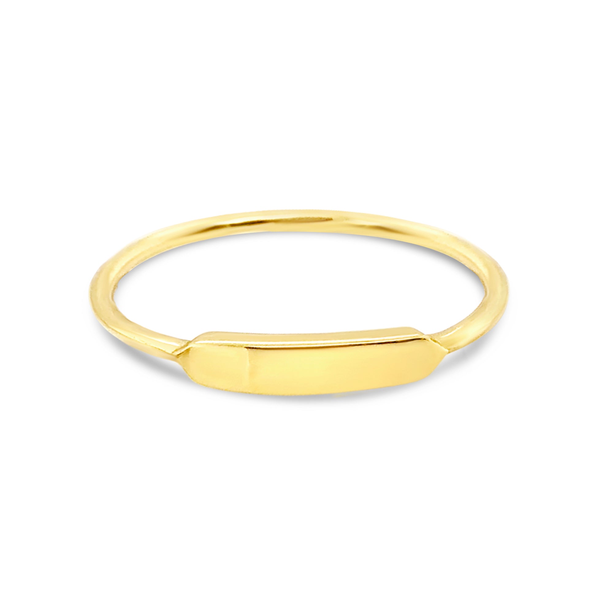 Stackable &quot;ID&quot; Ring