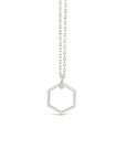 "Open" Hexagon Necklace