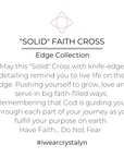"Edge" Solid Cross