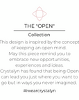 "Open" Elongated Hexagon Necklace