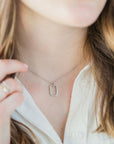 "Open" Emerald-Cut Necklace