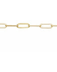 Connection: "Kat" 14K Yellow Gold Paperclip Chain