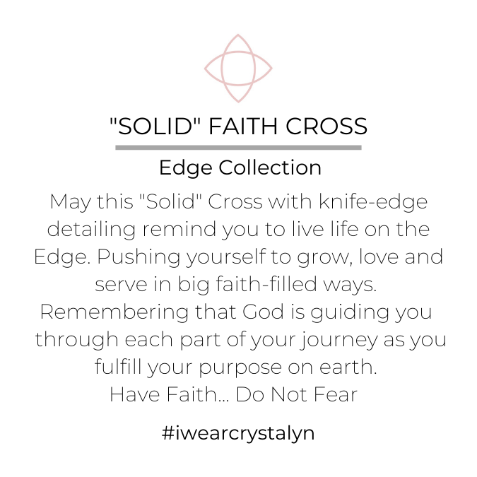 &quot;Edge&quot; Solid Cross