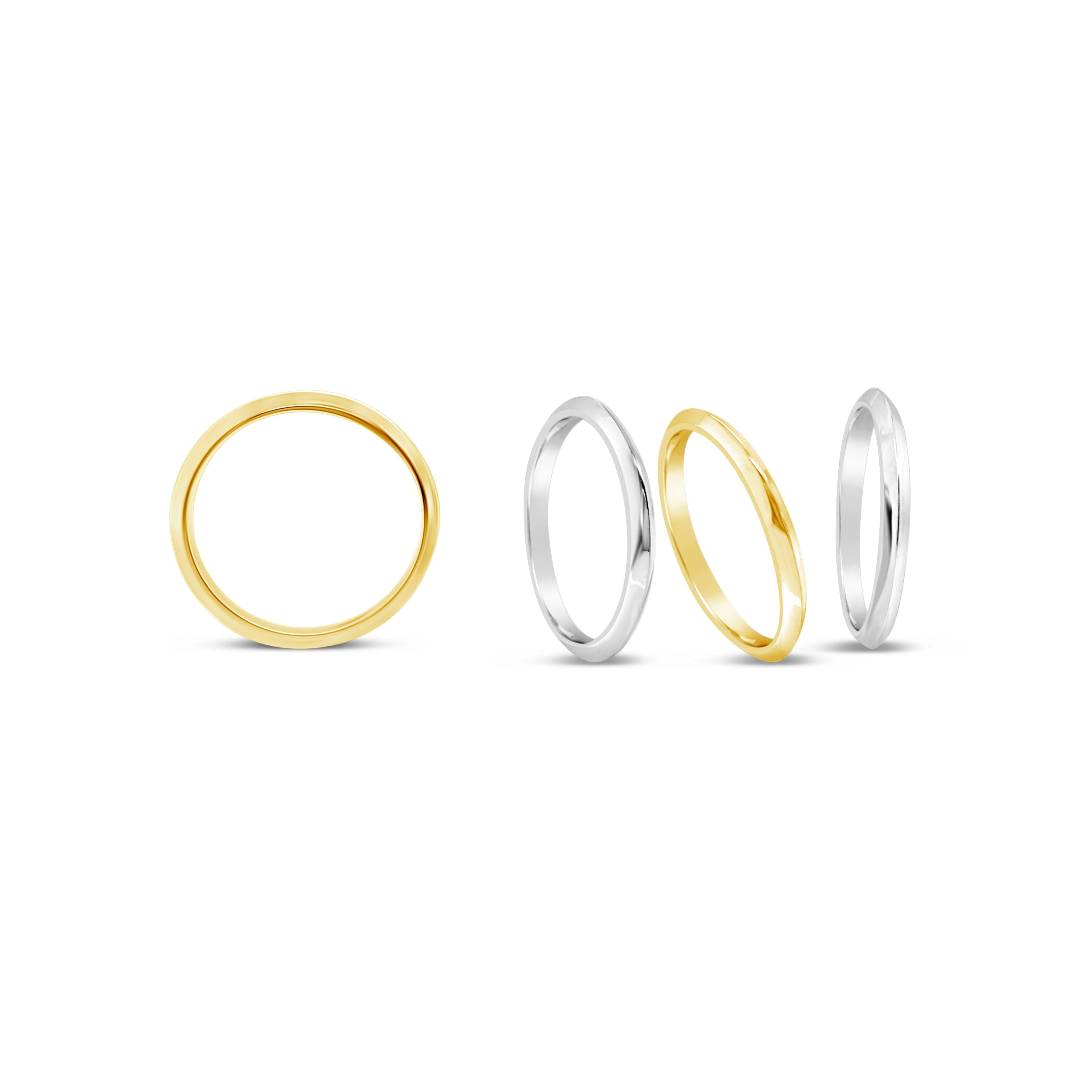 Stackable &quot;Edge&quot; Ring